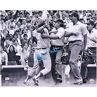 Photo dédicacée de George Brett, joueur des Royals de Kansas City, en position de frappe (40,6 x 50,8 cm).