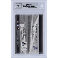 George Brett Kansas City Royals Autographed 2001 Fleer Genuine Final Cut GU Jersey Relic #GB Beckett Fanatics Witnessed Authenticated 10 Card