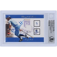 Carte authentifiée autographiée par George Brett Kansas City Royals 2002 Fleer Greats of the Game Through the Years Relic #4 Beckett Fanatics Witnessed