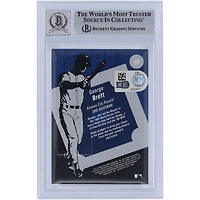 George Brett Kansas City Royals Autographié 2004 Topps Clubhouse Jersey Relic #GB Beckett Fanatics Witnessed Authenticated 10 Card