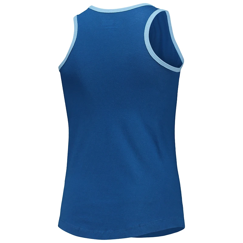 NWE ROYALS BLUE Junior GIRLS HENLEY TANK TANYTHGRL