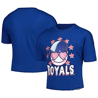 T-shirt à manches mi-longues New Era Royal Kansas City Royals Team pour fille