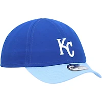 Casquette New Era Royal Kansas City Royals Team Color My First 9TWENTY Flex pour bébé