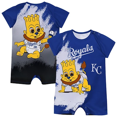 Infant Outerstuff  Blue Kansas City Royals Baby Mascot Bodysuit
