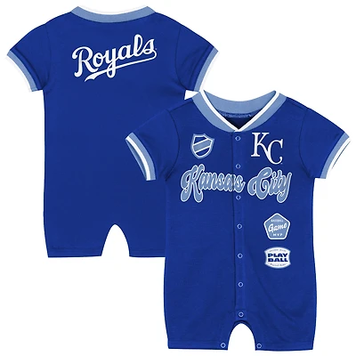 Combinaison à pinces pour bébé Outerstuff Royal Kansas City Royals