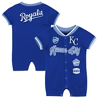 Combinaison à pinces pour bébé Outerstuff Royal Kansas City Royals