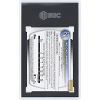 Jac Caglianone Kansas City Royals 2025 Bowman Fuchsia Reptilian Refractor Chrome Prospect #BCP-103 #118/199 SGC Authenticated 9.5 Card