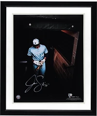 Photo de début en MLB autographiée de Jac Caglianone, Kansas City Royals, 40 x 50 cm