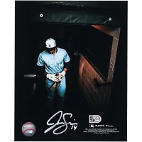 Photographie autographiée de Jac Caglianone, 8" x 10" des débuts en MLB des Royals de Kansas City