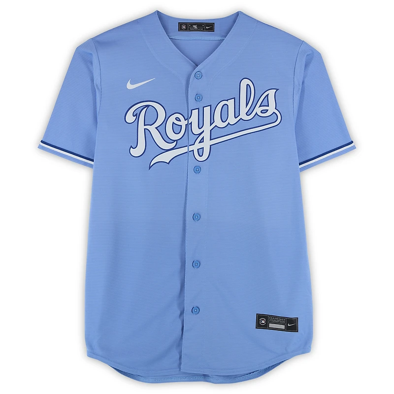 Jac Caglianone Kansas City Royals Autographed Light Blue Nike Replica Jersey