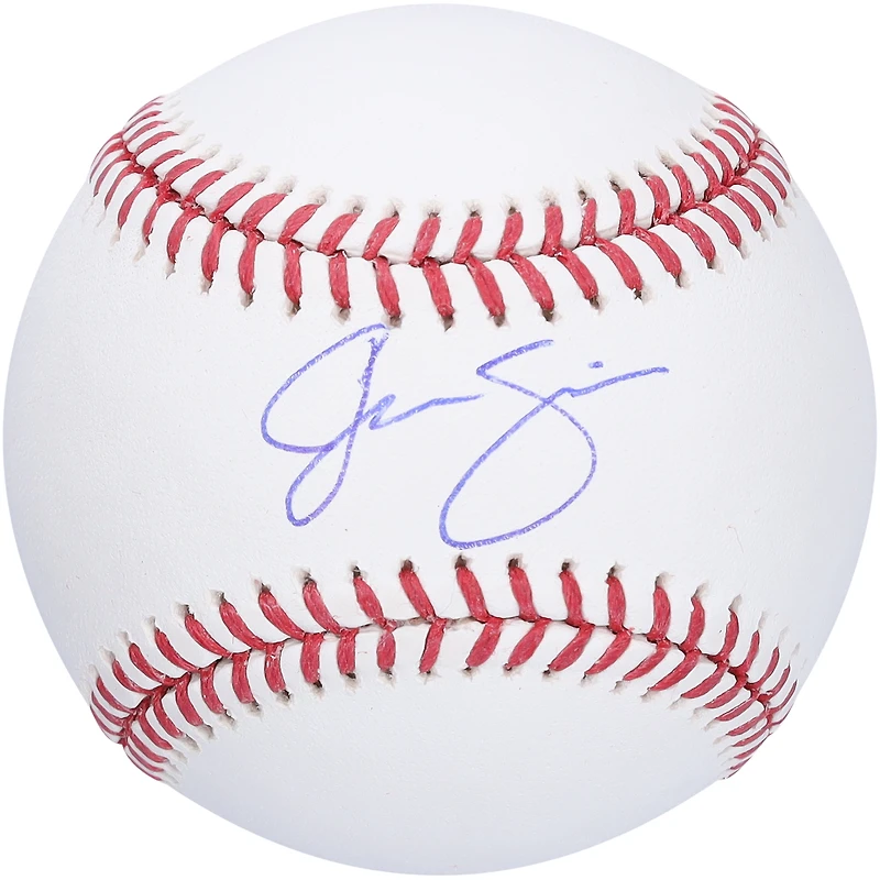 Logo MLB autographié par Jac Caglianone des Royals de Kansas City