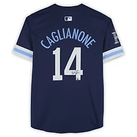 Jac Caglianone Kansas City Royals Autographed Navy Nike City Connect Limited Jersey