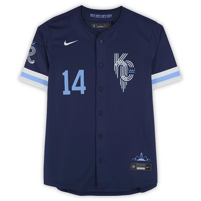 Jac Caglianone Kansas City Royals Autographed Navy Nike City Connect Limited Jersey
