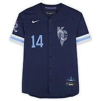 Jac Caglianone Kansas City Royals Autographed Navy Nike City Connect Limited Jersey
