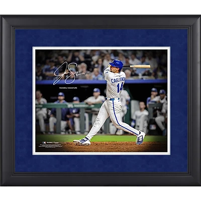 Jac Caglianone Kansas City Royals Facsimile Signature Framed 11" x 14" Spotlight Photograph