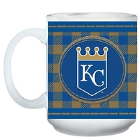 Royals de Kansas City 15 oz. Tasse de fête des pères à carreaux Buffalo