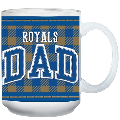 Royals de Kansas City 15 oz. Tasse de fête des pères à carreaux Buffalo