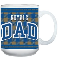 Royals de Kansas City 15 oz. Tasse de fête des pères à carreaux Buffalo