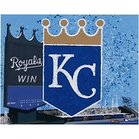 Tirage photo 16" x 20" des Royals de Kansas City - Conçu et signé par l'artiste Maz Adams - Édition limitée à 25 exemplaires