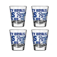 Lot de 4 verres à liqueur de 56 ml des Royals de Kansas City