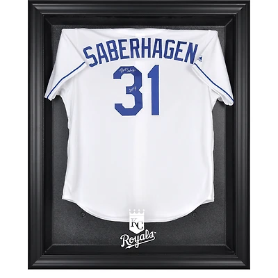 Vitrine de présentation du maillot avec logo encadré noir des Royals de Kansas City
