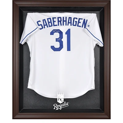 Vitrine de présentation du maillot encadré marron des Royals de Kansas City