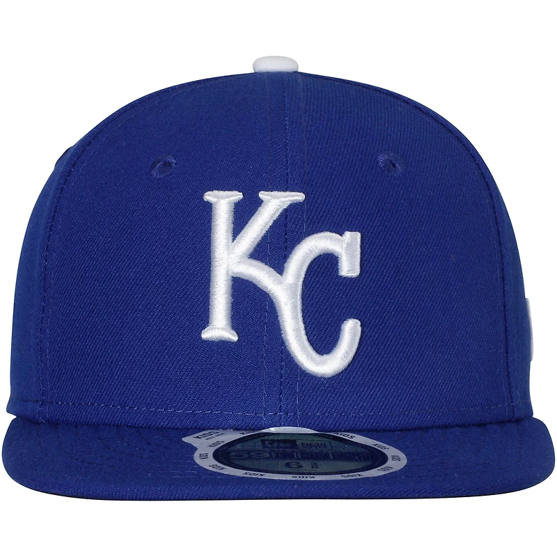 Kansas City Royals New Era Youth Game Authentic Collection On-Field 59FIFTY - Casquette ajustée Royal