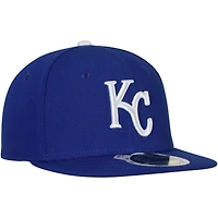 Kansas City Royals New Era Youth Game Authentic Collection On-Field 59FIFTY - Fitted Hat Royal