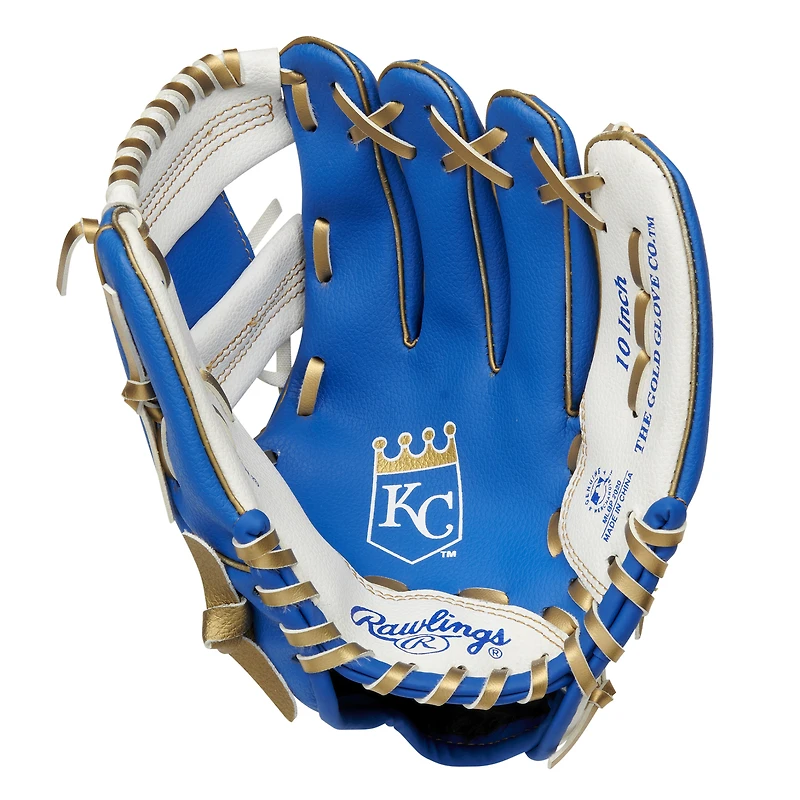 Gant Rawlings 10" avec logo de l'équipe des Royals de Kansas City