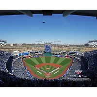 Photographie non signée du stade d'ouverture des Royals de Kansas City 2021
