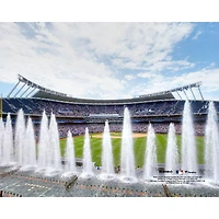 Photographie non signée des fontaines du stade Kauffman Royals de Kansas City