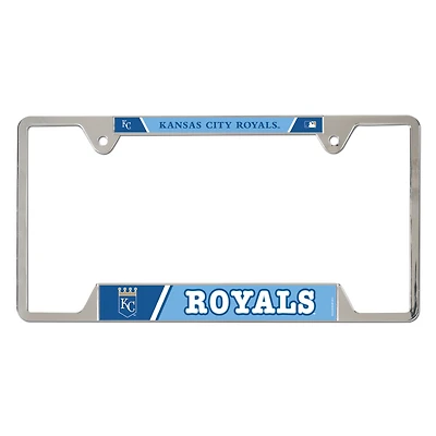 Cadre de plaque d'immatriculation en métal WinCraft Kansas City Royals