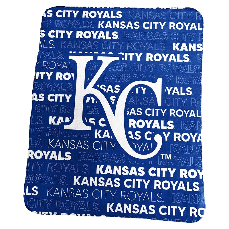 Couverture polaire classique Logo Brands Kansas City Royals 50" x 60"