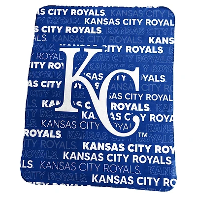 Couverture polaire classique Logo Brands Kansas City Royals 50" x 60"