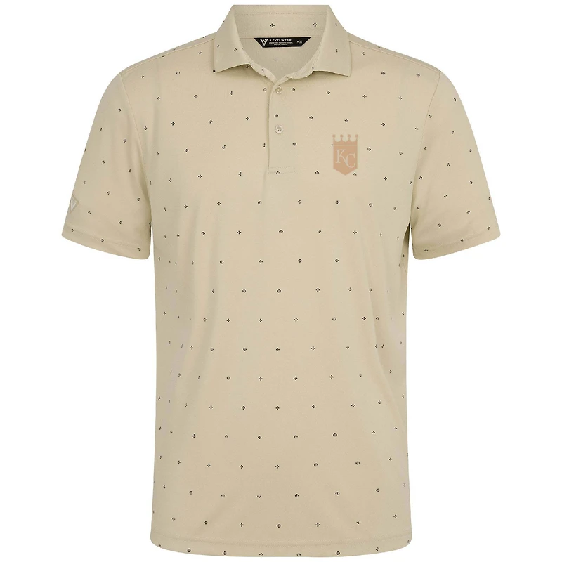 Polo Vision crème pour homme des Royals de Kansas City Levelwear
