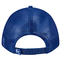 Men's New Era  Royal Kansas City Royals Minimalist 9FORTY A-Frame Adjustable Hat