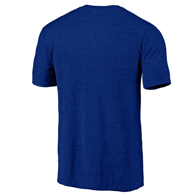 Men's Profile Royal Kansas City Royals Big & Tall Distressed Logo T-Shirt