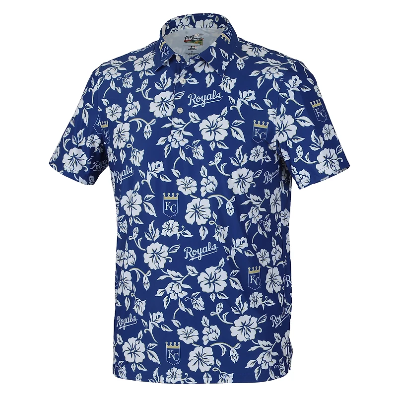 Men's Reyn Spooner  Blue Kansas City Royals Pua Performance Polo