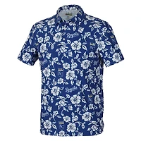Men's Reyn Spooner  Blue Kansas City Royals Pua Performance Polo
