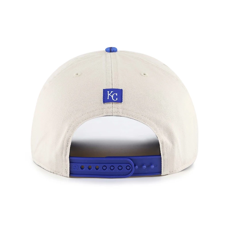 Men's '47 Cream/Navy Kansas City Royals Fiji Rope Hitch Adjustable Hat