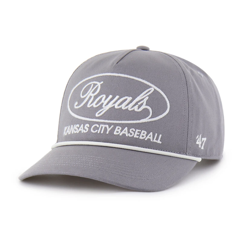 Casquette ajustable grise « 47 » pour homme des Royals de Kansas City