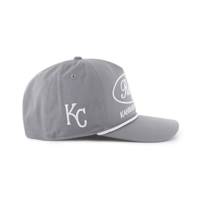 Men's '47 Gray Kansas City Royals Foundational Hitch Adjustable Hat