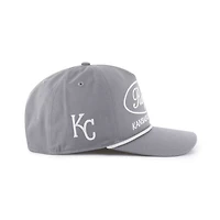 Men's '47 Gray Kansas City Royals Foundational Hitch Adjustable Hat
