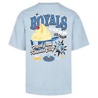 T-shirt bleu clair « 47 » pour homme des Royals de Kansas City, Ice Cream Parlor Foundation