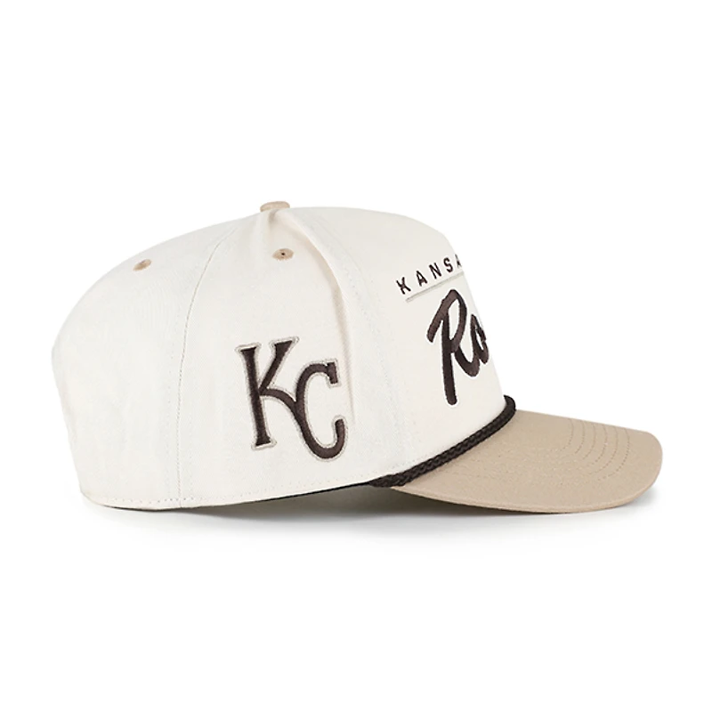 Men's '47 Natural/Tan Kansas City Royals Neutral Terrain Hitch Rope Adjustable Hat