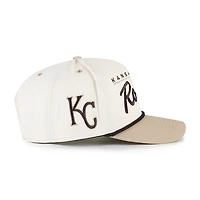 Men's '47  Natural/Tan Kansas City Royals Neutral Terrain Hitch Rope Adjustable Hat