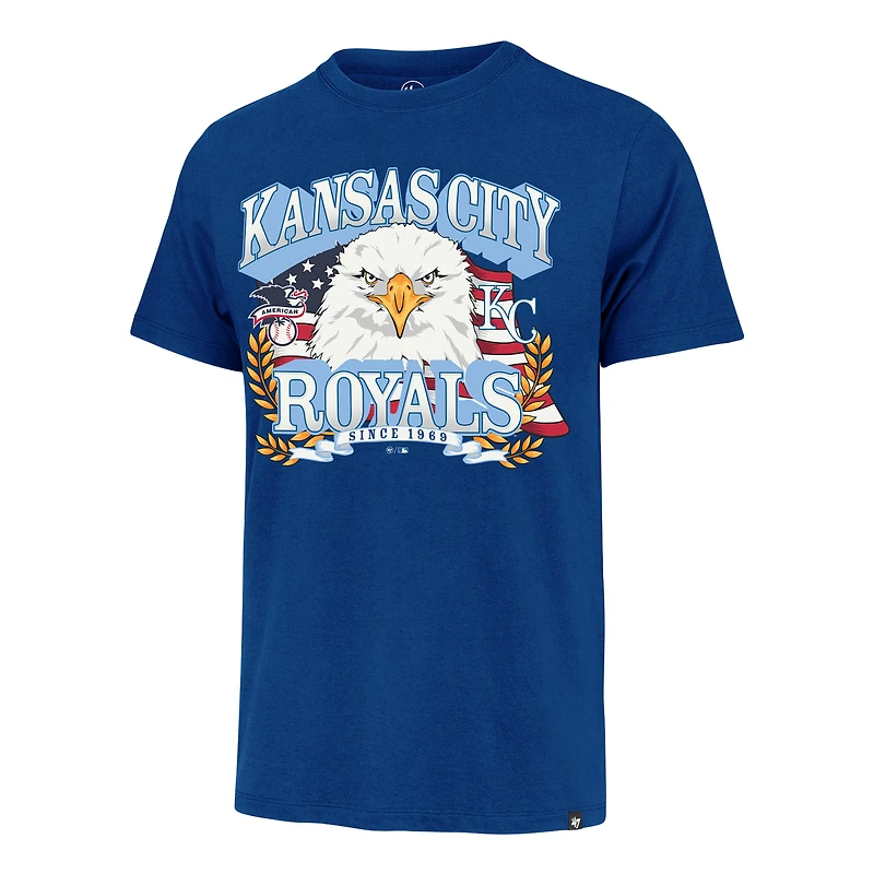 Men's '47 Royal Kansas City Royals Americana Eagle T-Shirt