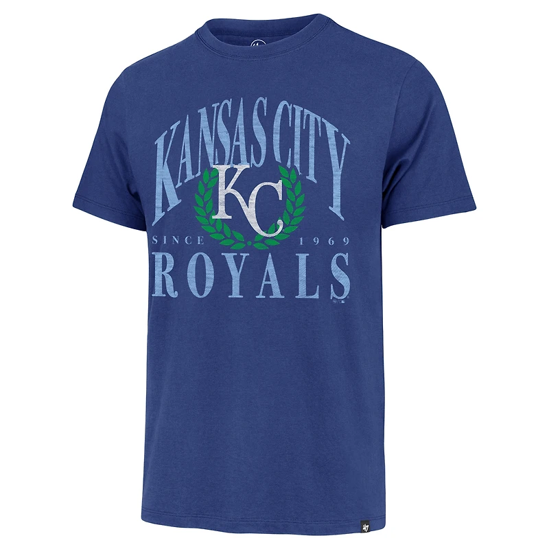 Men's '47 Royal Kansas City Royals Pitchout Franklin T-Shirt