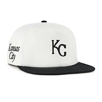 Casquette snapback blanche/noire « 47 » pour homme des Kansas City Royals Foundation