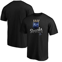 Men's  Black Kansas City Royals Midnight Mascot T-Shirt